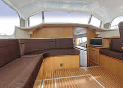 Interior image of boat